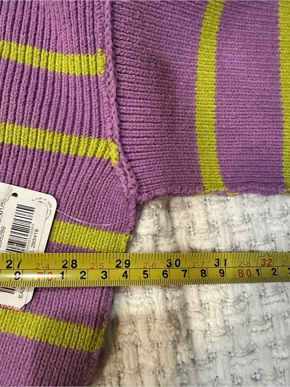 free people iris orchid striped cropped easy street sweater